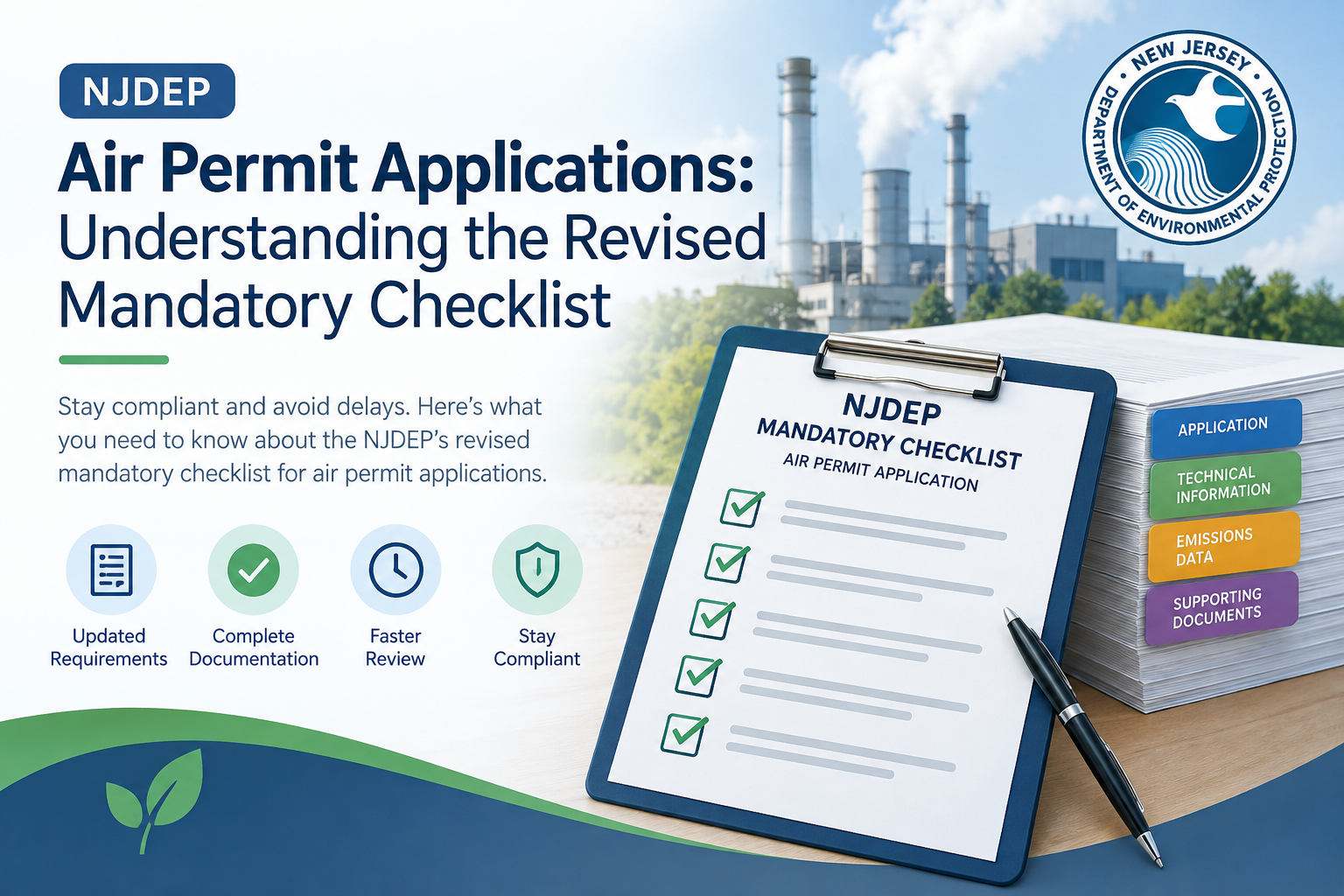 NJDEP permit compliance